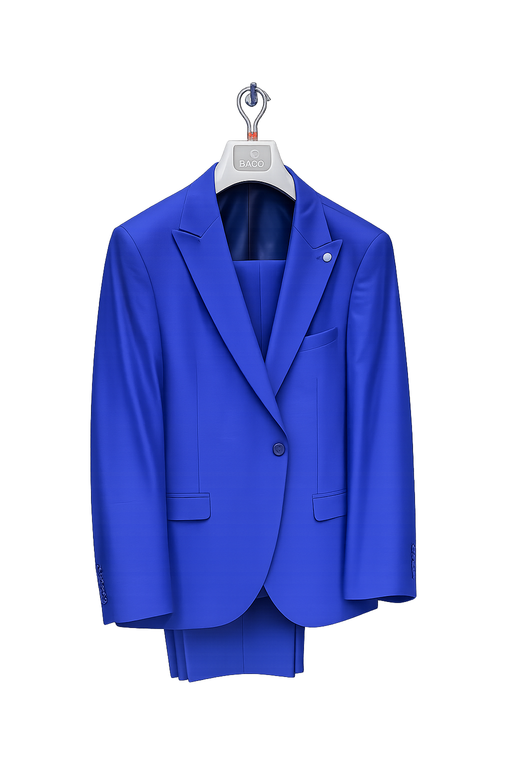 Costume Bleu Royal Éclatant